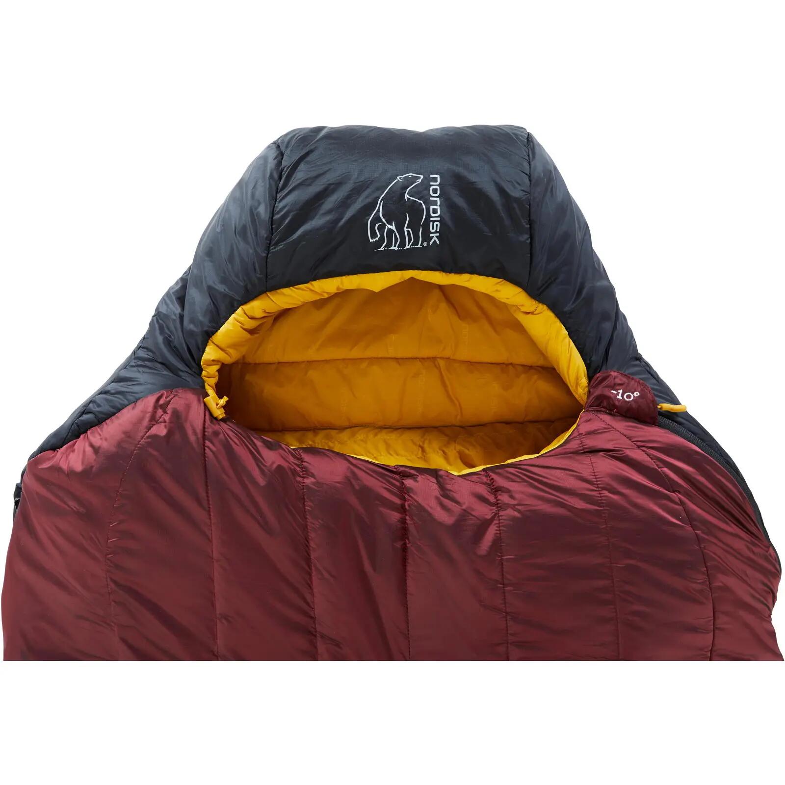 Winterschlafsack Oscar -10° Mummy rio red-mustard yellow-black 7/7