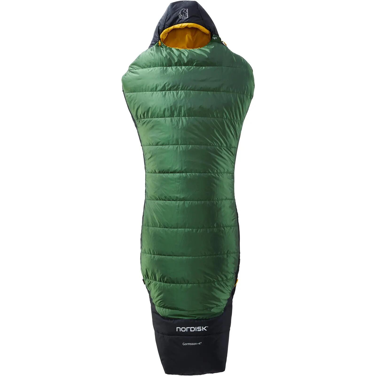 Sommerschlafsack Gormsson +4° Curve artichoke green-mustard yellow-black 2/7