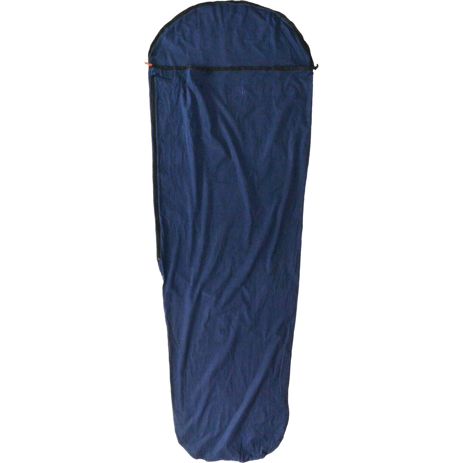 Mumienform Sleeping Liner Baumwolle royalblau 3/5