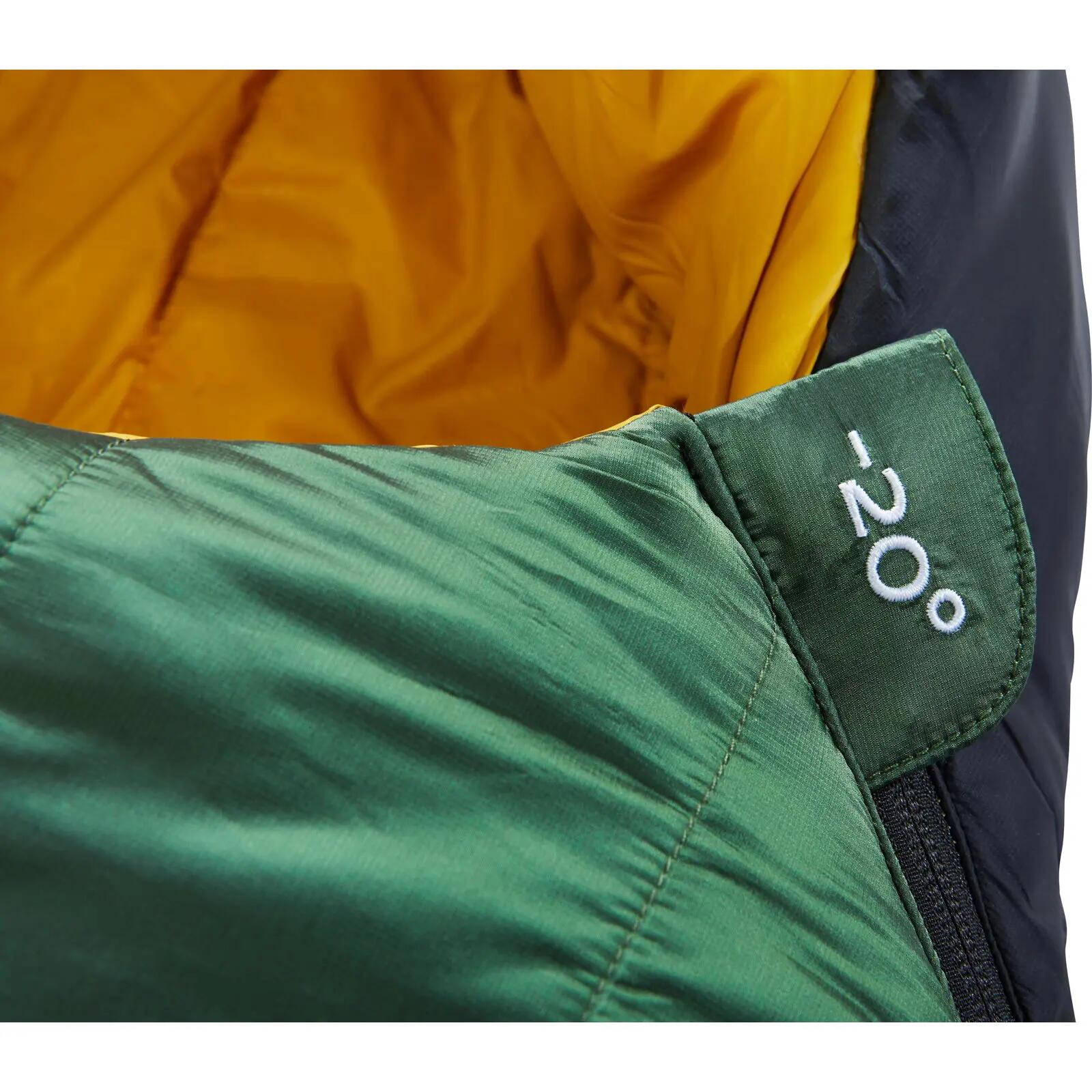 Winterschlafsack Gormsson -20° Mummy artichoke green-mustard yellow-black 7/7