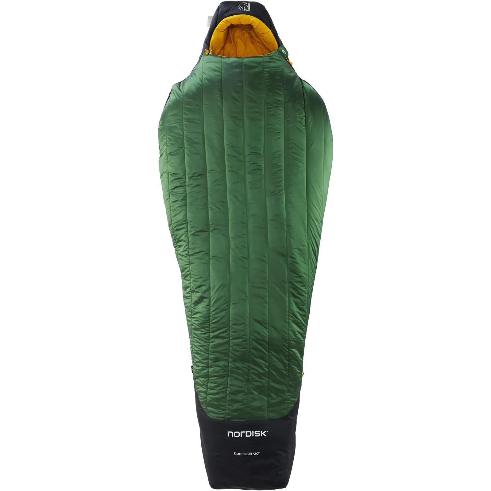 Winterschlafsack Gormsson -20° Mummy artichoke green-mustard yellow-black 3/7