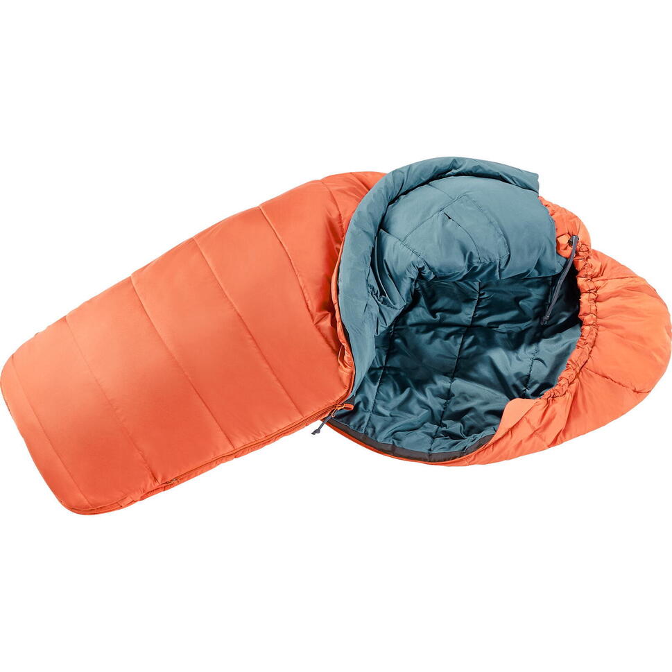 Śpiwór dziecięcy Deuter Starlight Pro (130-170 cm) - paprika/slateblue