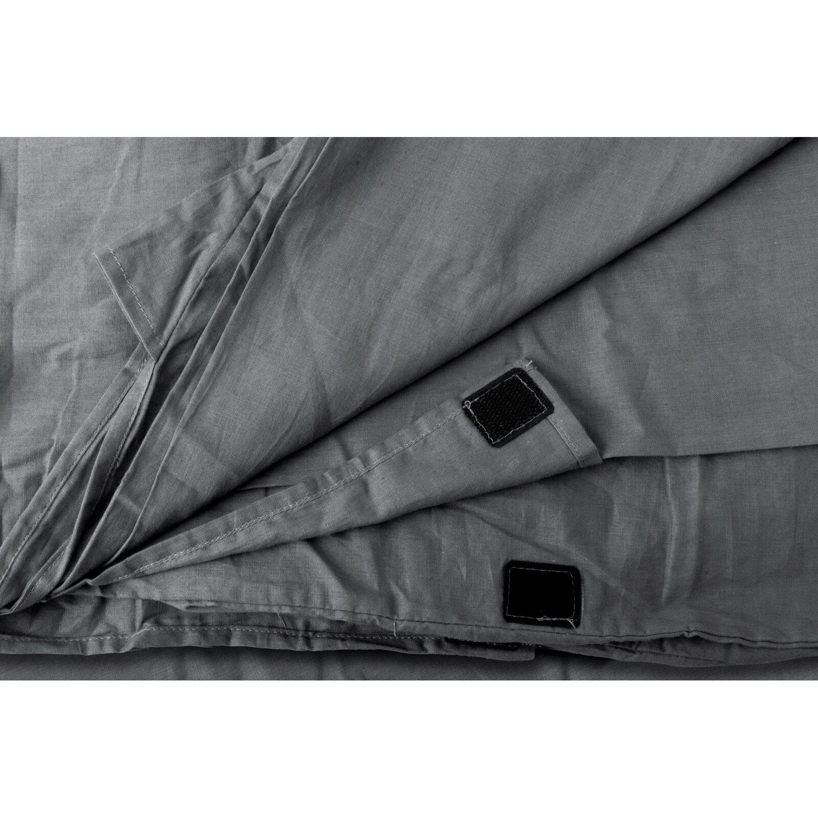 Deckenform Sleeping Liner Baumwolle anthrazit 5/7