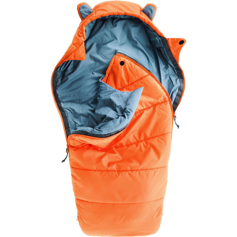 Śpiwór dziecięcy Deuter Little Star (95 - 130 cm) - saffron/slateblue