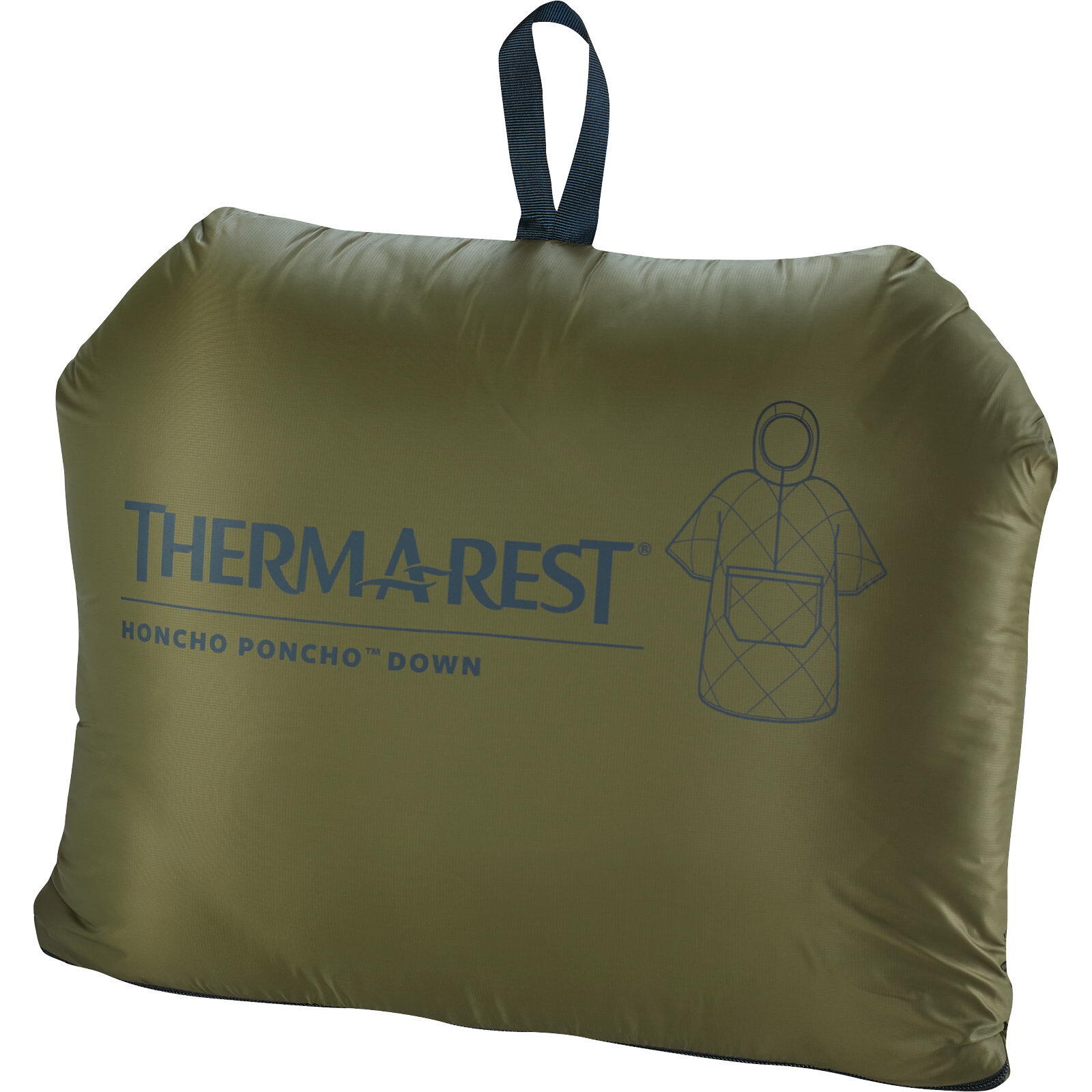 Isolierender Poncho Therm-a-Rest Honcho, Duvet 650 FP, recyceltes Nylon 20D 4/7