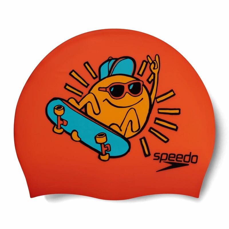 Czepek pływacki dla dzieci Speedo Slogan Print Cap