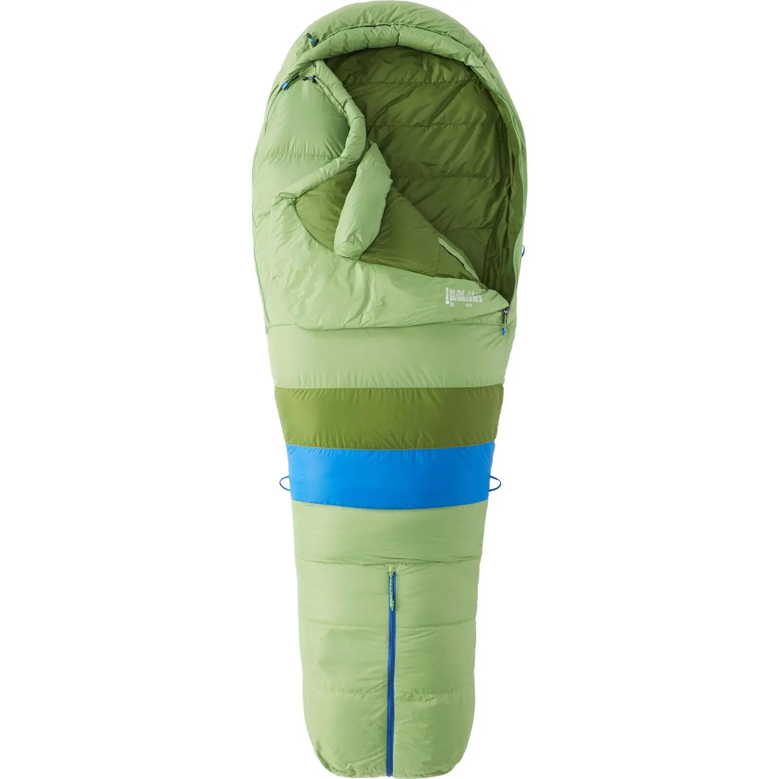 Daunenschlafsack Palisade forest green-foliage 2/5