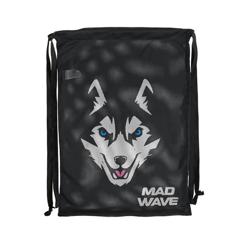 Saco de malha para piscina HUSKY Preto