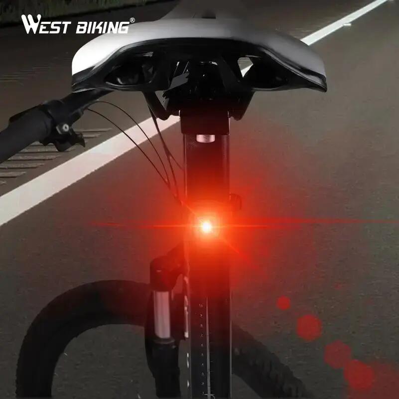 Stop functie dubla fata/spate bicicleta, LED, 3 moduri iluminare, incarcare USB 7/7