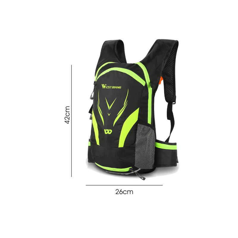 Rucsac pliabil, ultra usor, impermeabil,buzunar sistem hidratare,16L,negru+verde
