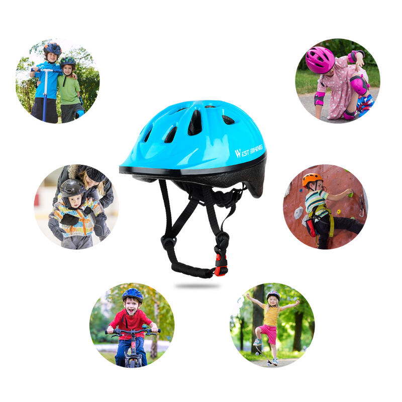 Casca bicicleta copii, protectie barbie, marime S/M (52-56 cm), albastru deschis