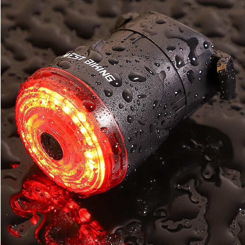 Stop spate bicicleta, LED, 6 moduri iluminare, senzor de frana si de lumina, USB