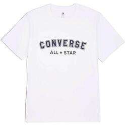 T-shirt Converse All Star, Blanc, Unisexe