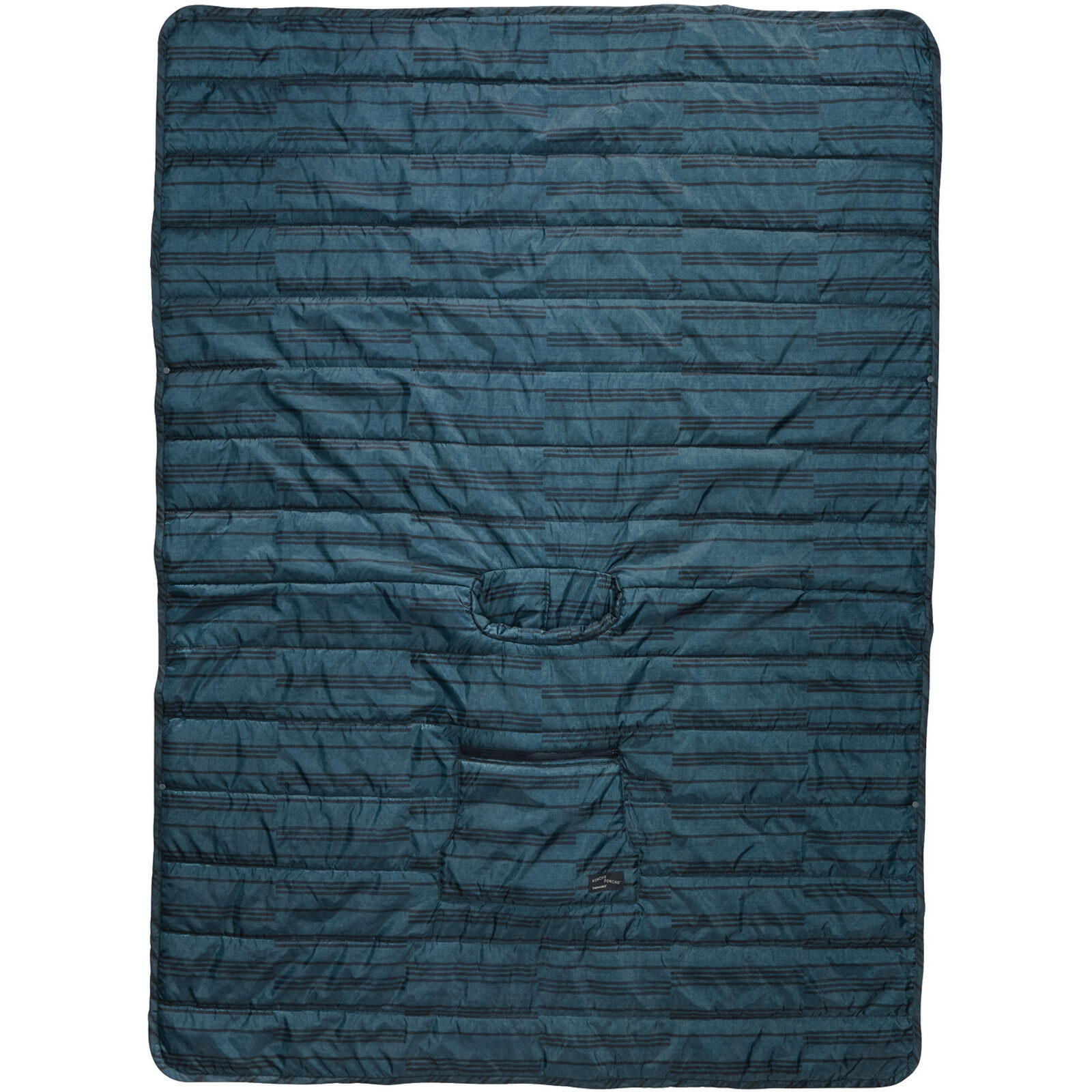 tragbare Decke Honcho Poncho blue print 2/7