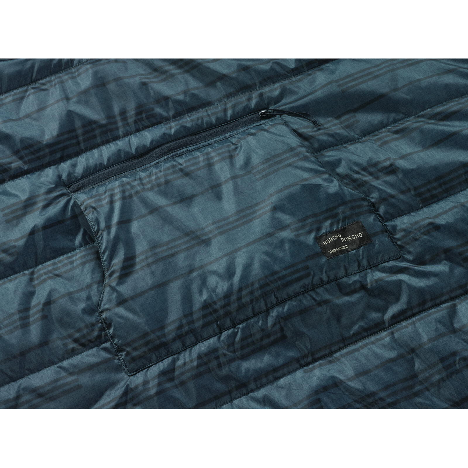 tragbare Decke Honcho Poncho blue print 3/7