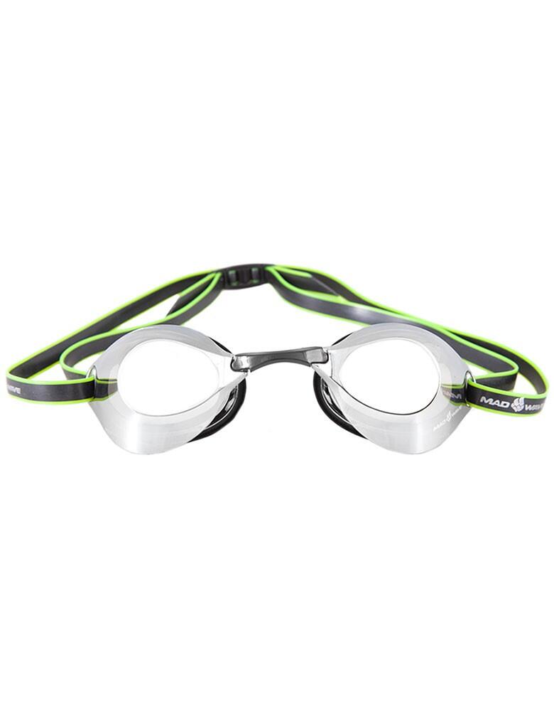 Mad Wave Turbo Racer goggle Mirrored - Black 1/5