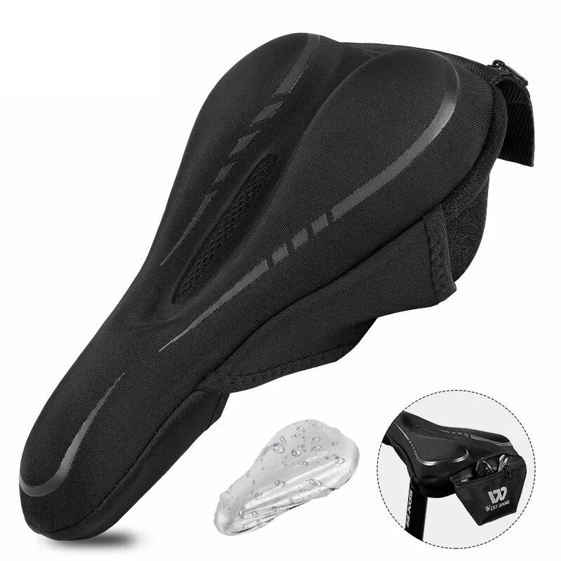Husa sa bicicleta oras si MTB, buzunar depozitare, Silica gel, spuma de memorie