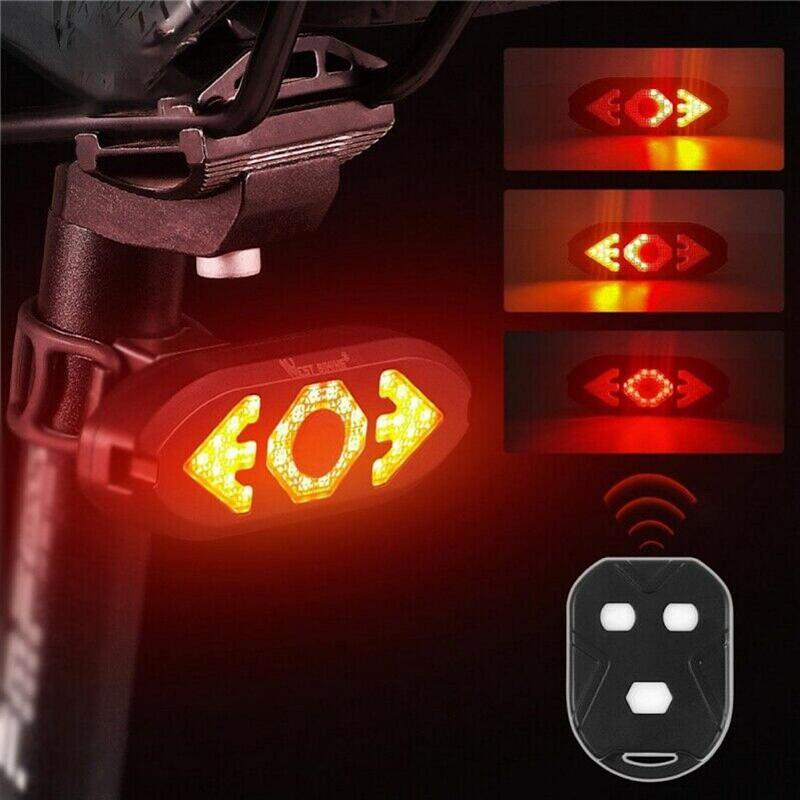 Stop spate bicicleta 36 LED, telecomanda, USB, claxon, baterie 900 mAh