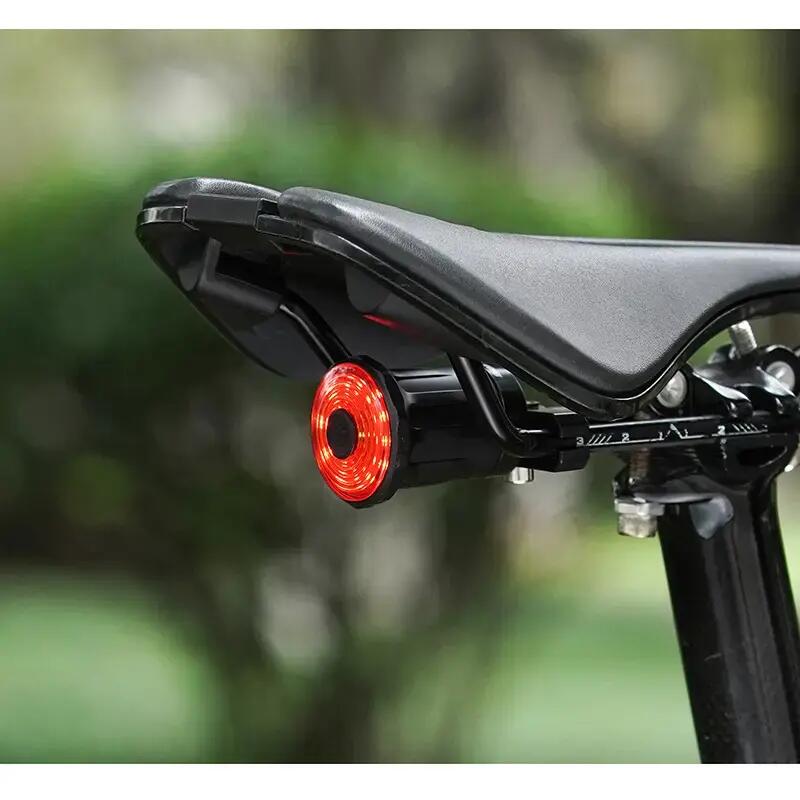 Stop spate bicicleta, LED, 7 moduri iluminare, senzor de frana si de lumina, USB 4/7
