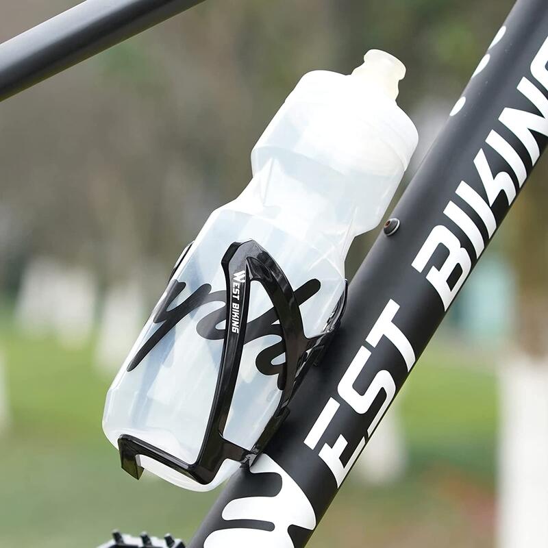 Suport sticla apa bicicleta, montare pe cadru, plastic, 13.2 x 7 cm, negru