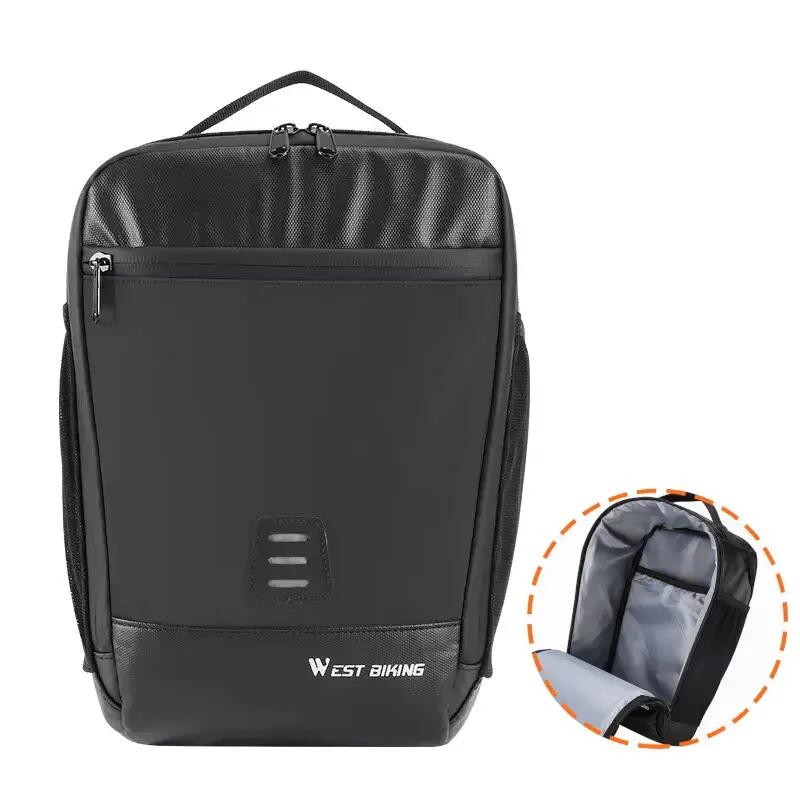Geanta trotineta, bicicleta, multifunctionala, impermeabila, 7.3L, negru 2/3