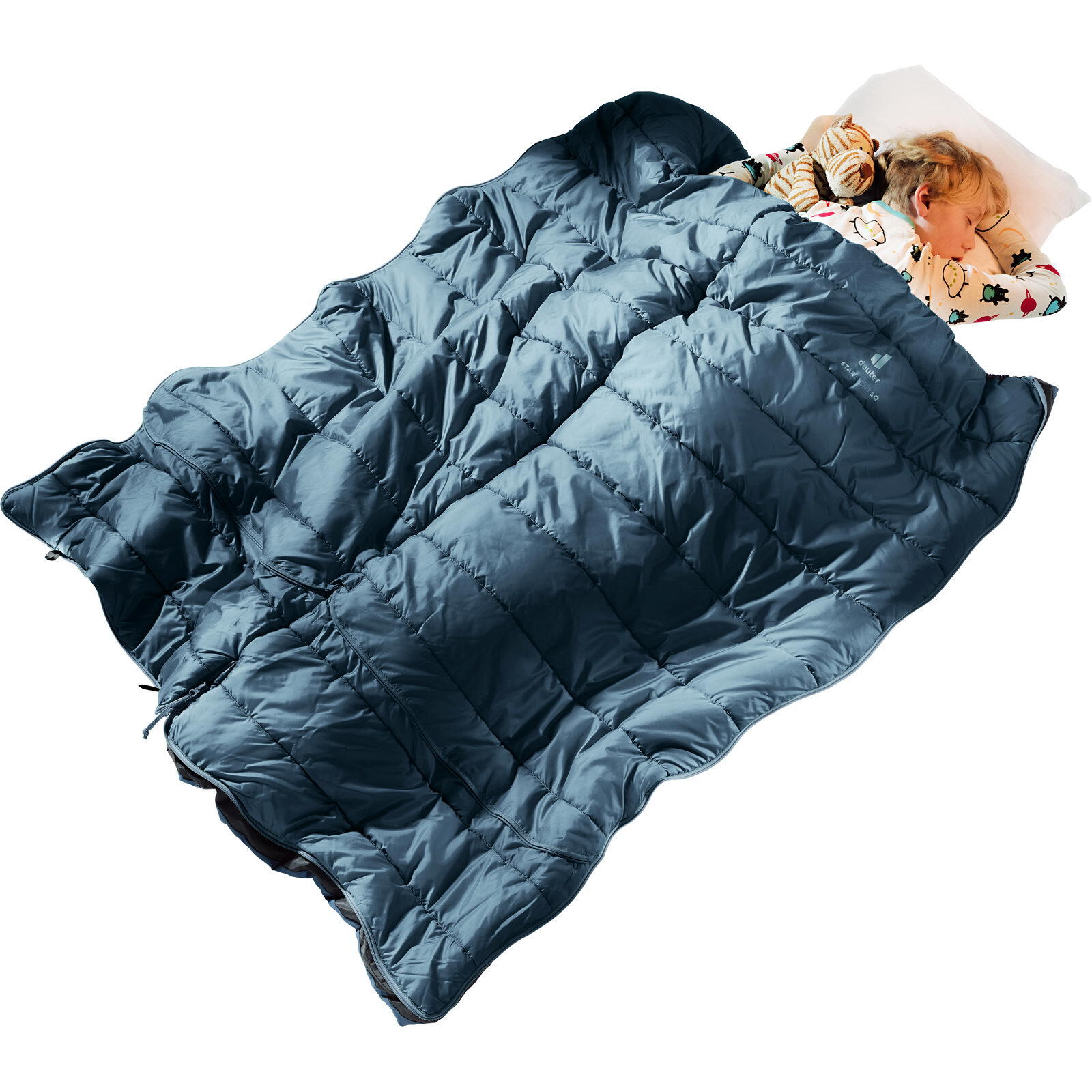 Kinder- & Jugendschlafsack Starlight SQ marine-slateblue 7/7
