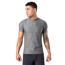 T-shirt pour hommes - Running - Qualifier Tee GRIS FONCÉ