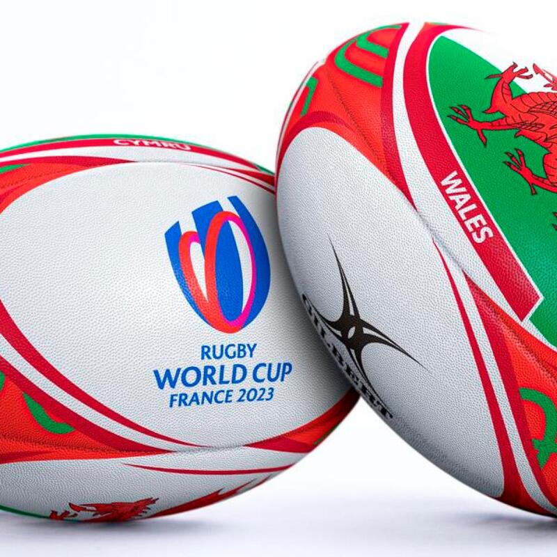 Balón de Rugby Gilbert Copa del Mundo País de Gales 2023