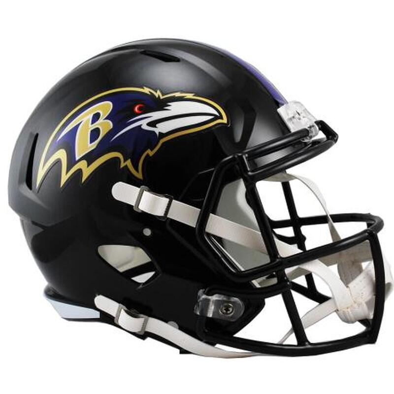 Riddell Speed Replica Helmet Club Ravens
