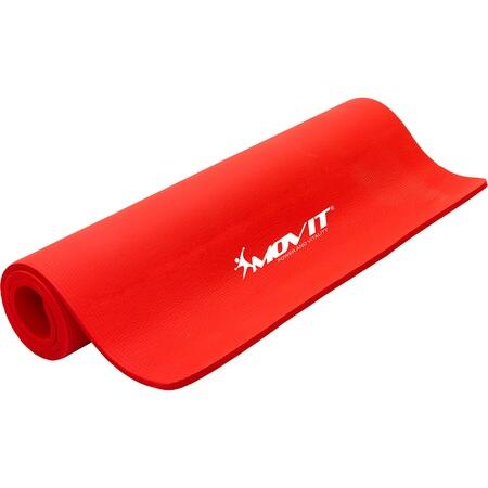 Covoras de gimnastica, MOVIT®, 190 x 60 x 1,5cm, rosu