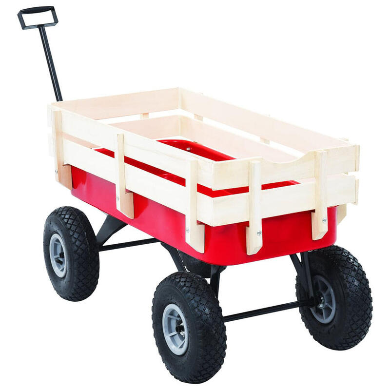 Carucior metalic de gradina-capacitate de incarcare 150 kg