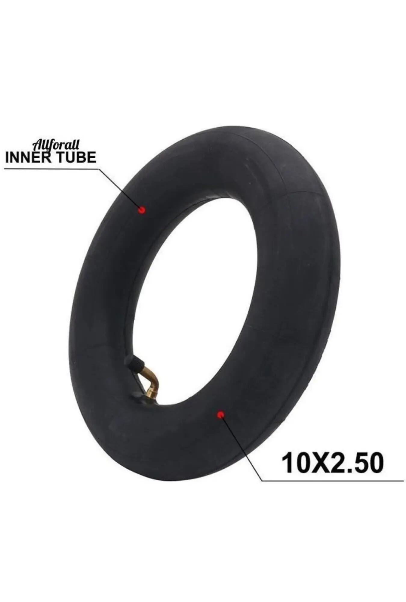 Cameră trotinetă 10x2.5 cu valvă îndoită la 90 de grade (L-4) 2/2