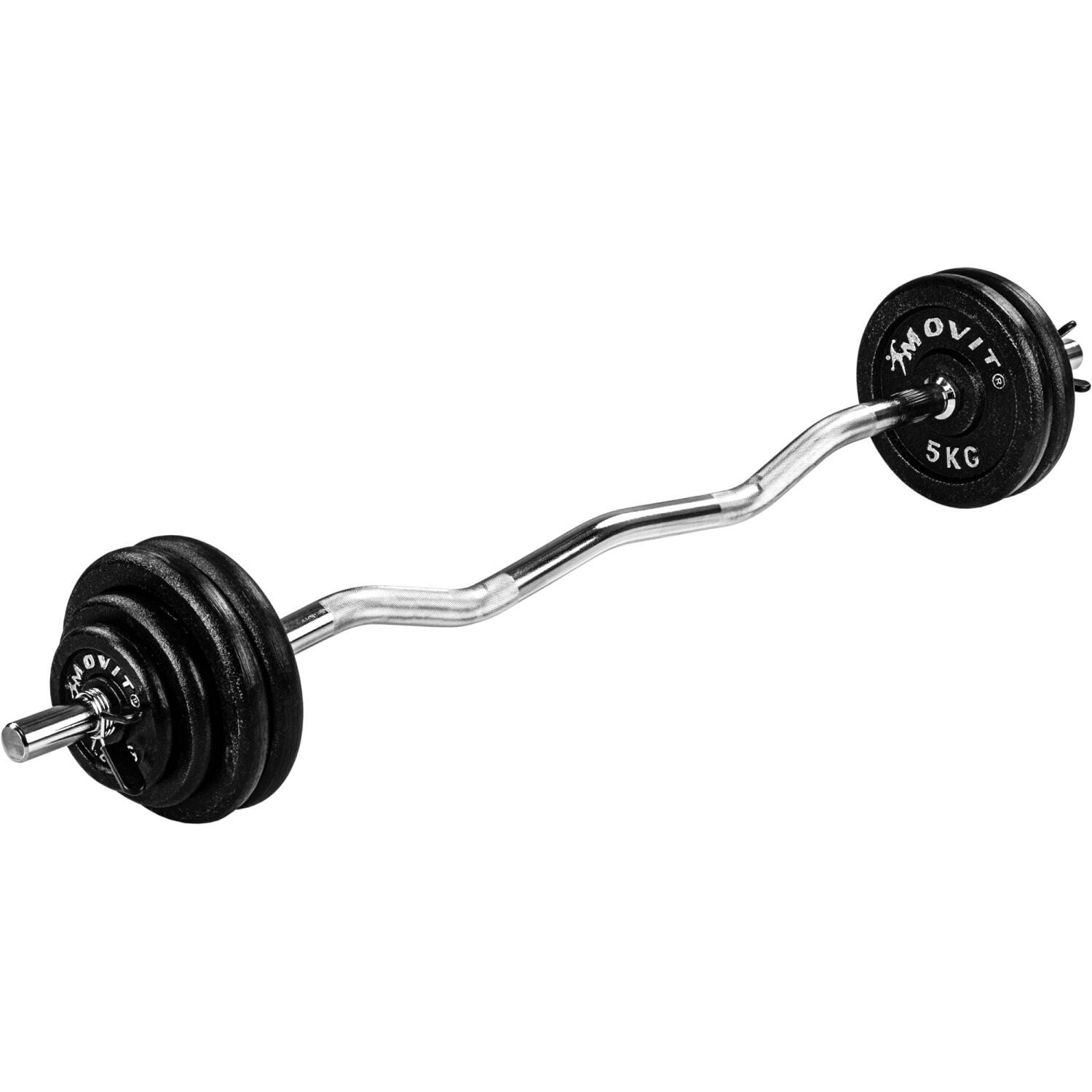 Gantera profesionala MOVIT®, 35 kg, inchidere cu cleme
