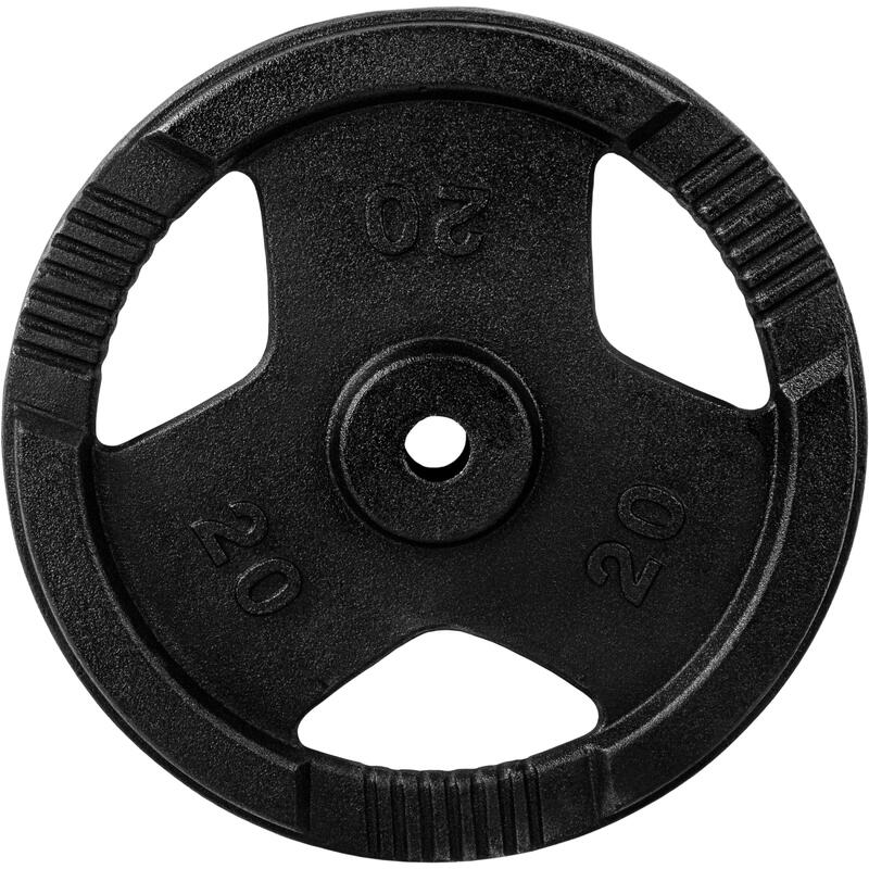 Set 2 x discuri, MOVIT®, greutate 20 kg, fonta, prindere