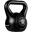 Kettlebell, MOVIT®, 20kg, fonta, negru