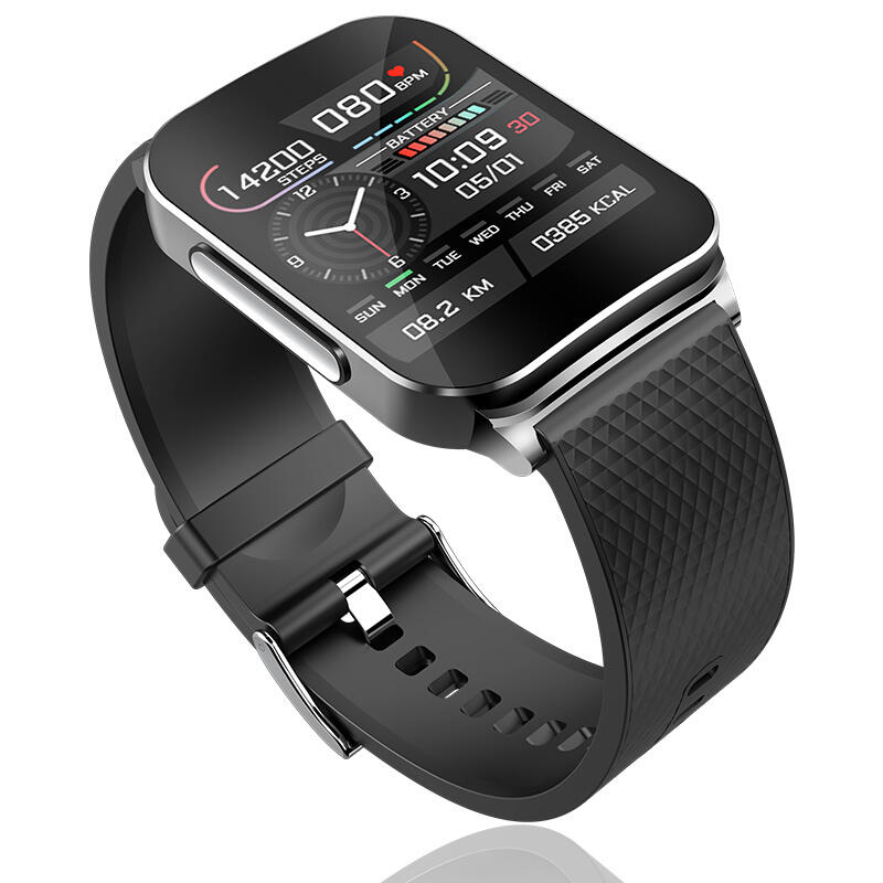 Smartwatch iSEN EP03 Negru, 1.83" IPS HD, ECG, Glicemie