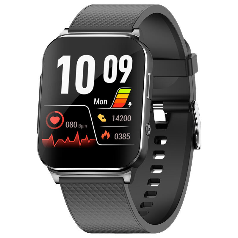 Smartwatch iSEN EP03 Negru, 1.83" IPS HD, ECG, Glicemie
