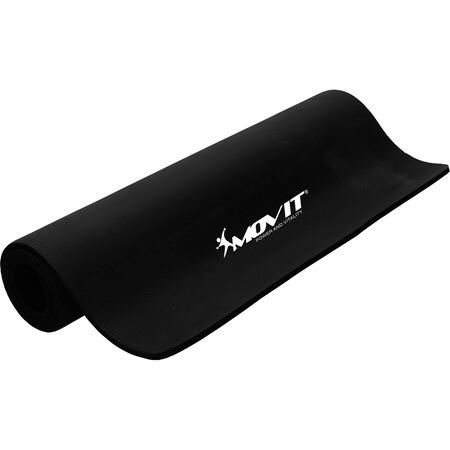 Covoras de gimnastica MOVIT®, 190 x 100 x 1,5cm, negru