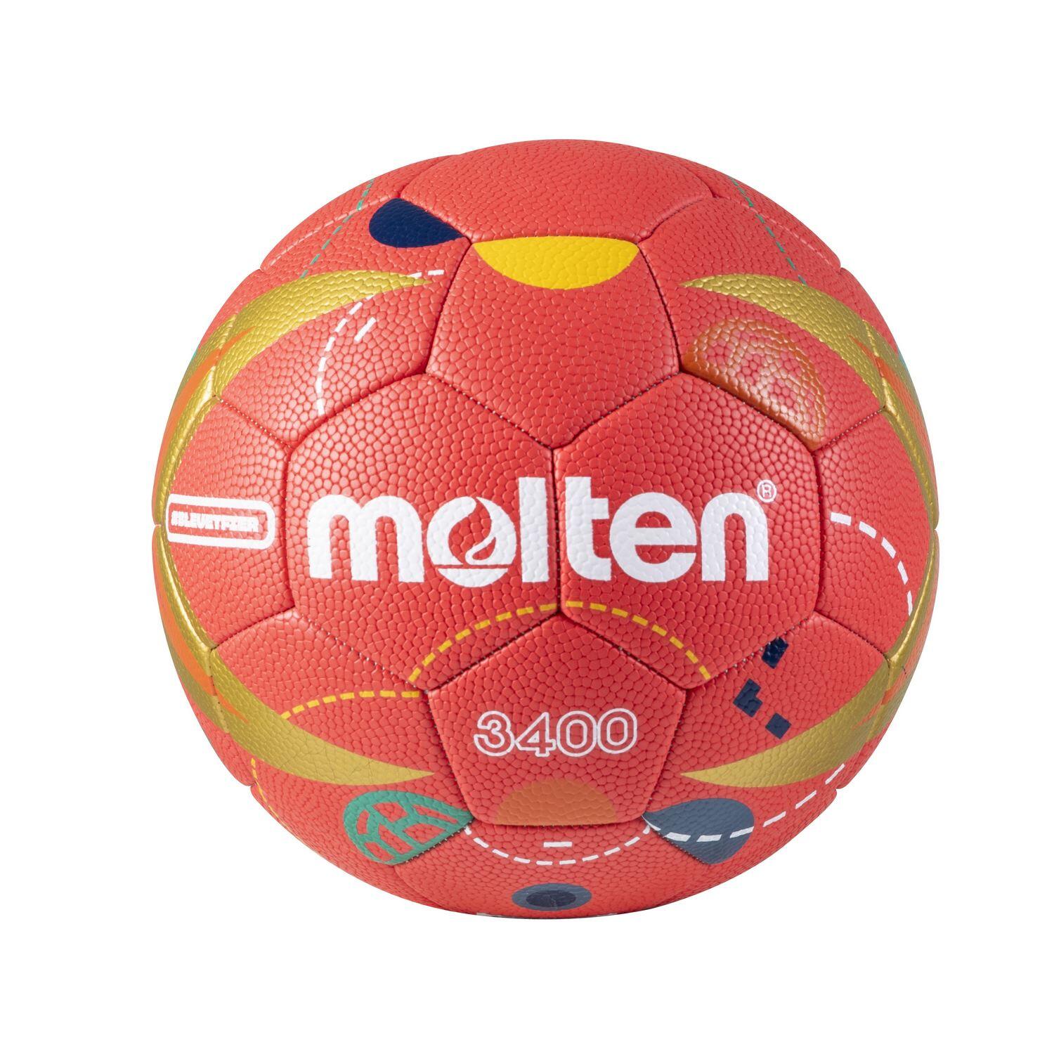 Ballon de Handball Molten HX3400 Rouge T2 2/2