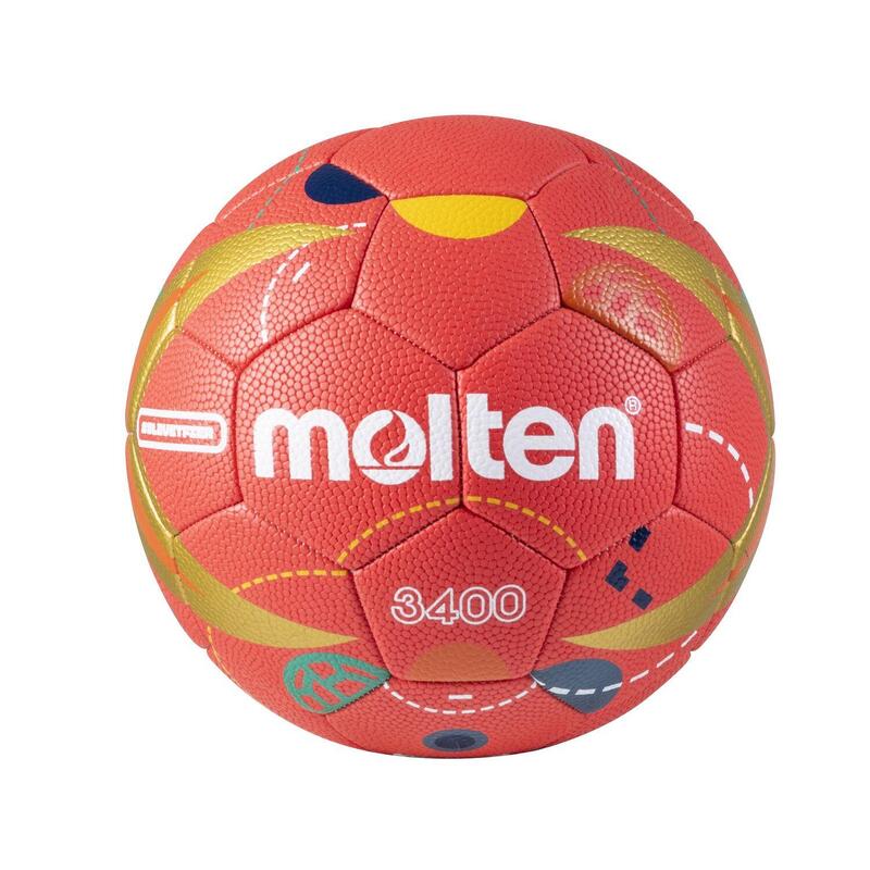 Ballon de Handball Molten HX3400 Rouge T2