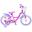 VOLARE BICYCLES Bicicletta per bambini Minnie Cutest Ever!   16 pollici