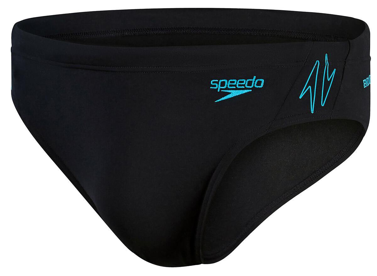 Hyper boom splice brief preto/azul para homem