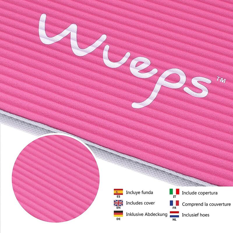 Yoga Mat / Tapis de Yoga Epaisseur 10mm Rose