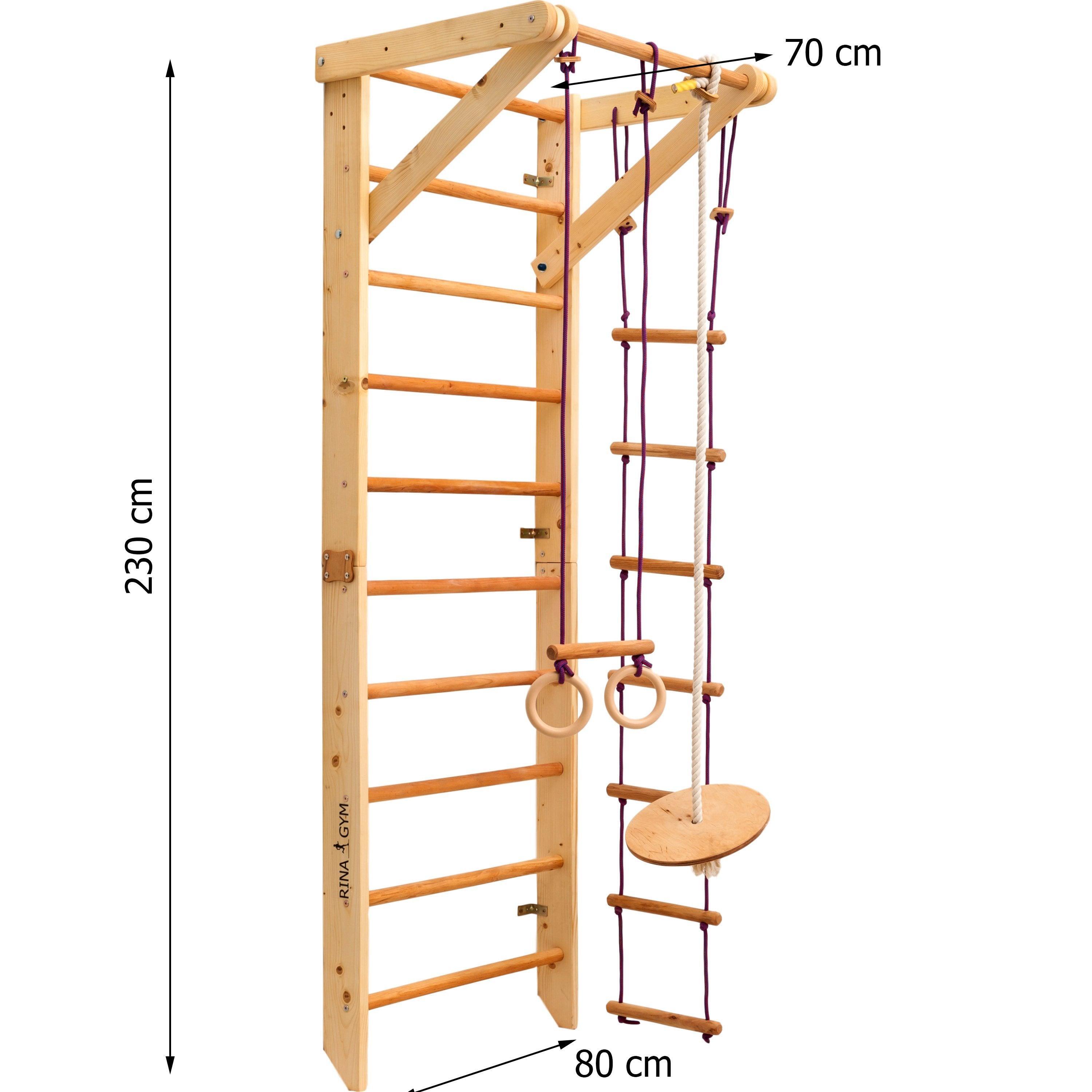 Houten wandrek voor kinderen en volwassenen (Sport 2) 2/4