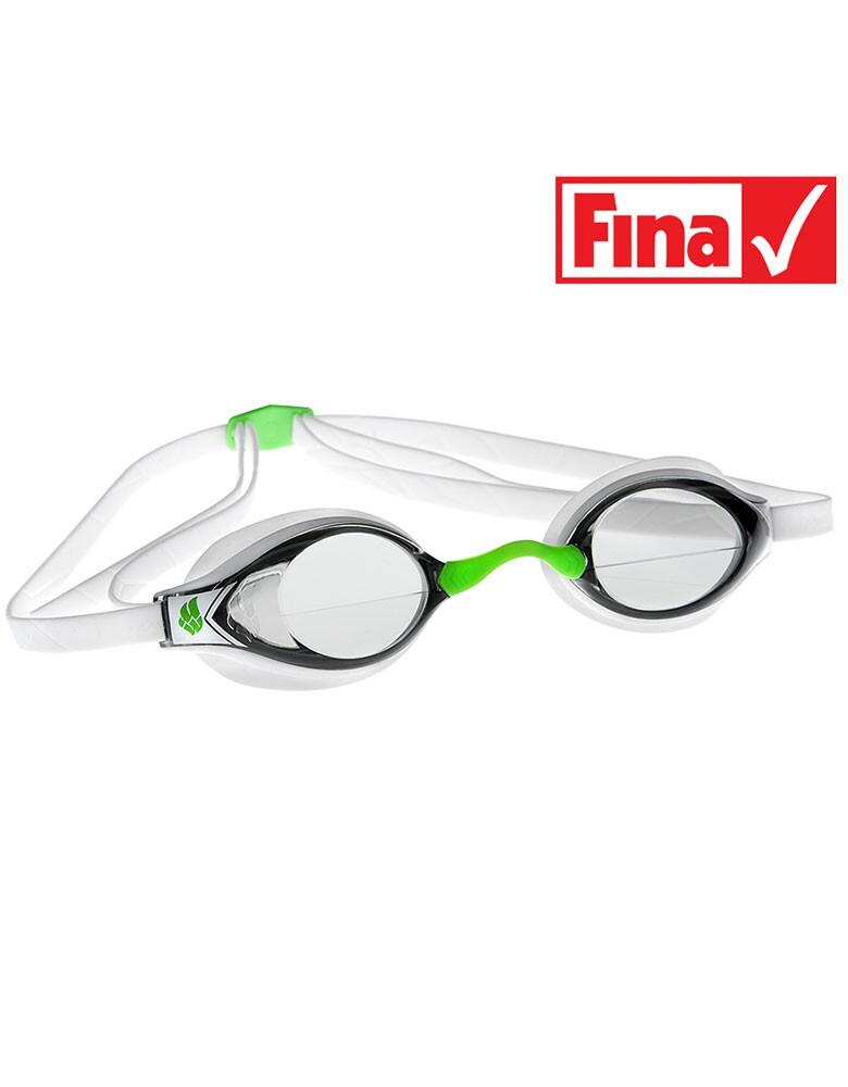 MAD WAVE Óculos de natação RECORD BREAKER Branco