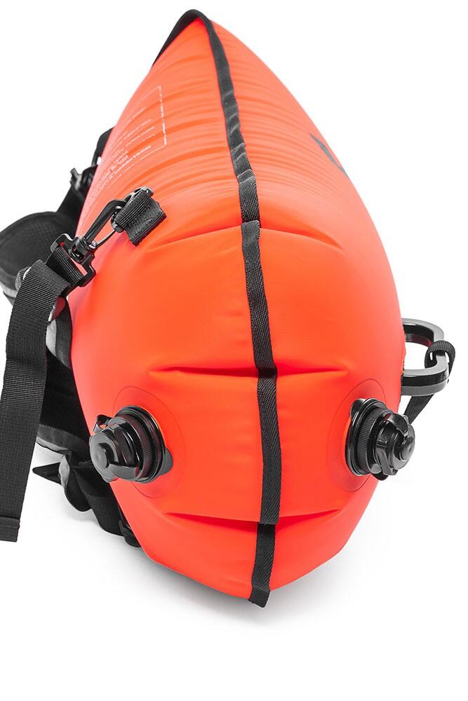 Bóia insuflável para natação em águas abertas DRY BAG Laranja 3/6