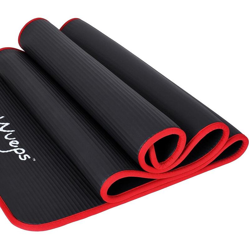 Yogamat Dikte 10mm Zwart