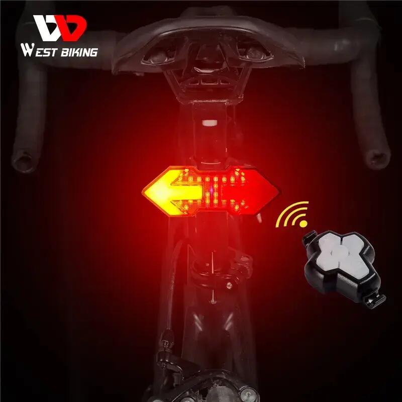 Stop spate bicicleta LED, 5 moduri iluminare, telecomanda, claxon, incarcare USB 2/7
