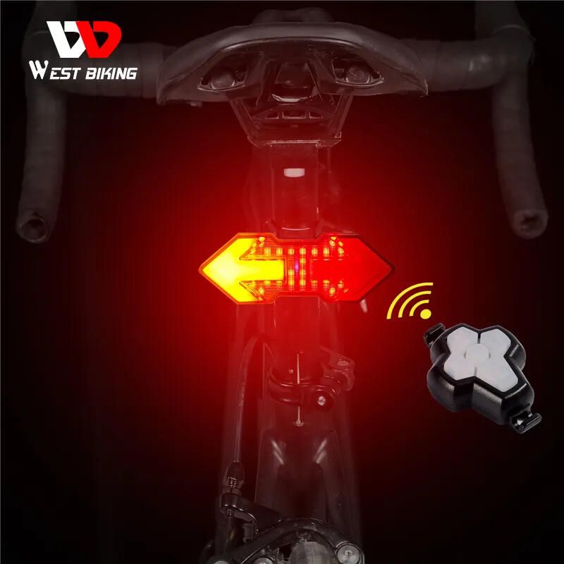 Stop spate bicicleta LED, 5 moduri iluminare, telecomanda, claxon, incarcare USB