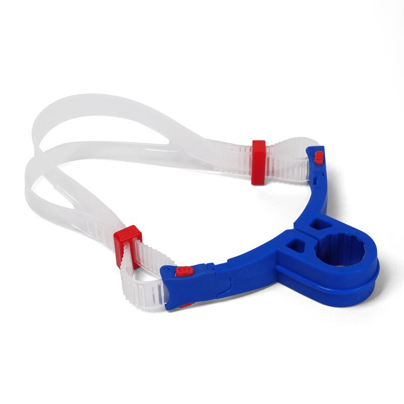 Speedo Centre Snorkel Fed Red/Blue Flame